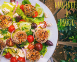 Foto del paso 6 de la receta: Ensalada griega con albóndigas veganas espectacular!!