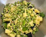 A picture of step 2 of Broad beans Subji.