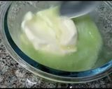 A picture of step 9 of Icecrem jello||vanilla ice cream jello dessert.