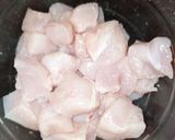 A picture of step 1 of Karahi Ginger Chicken.