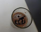 A picture of step 5 of Choco chickoo smoothie.