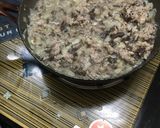 Hình bước làm 1 của món Bánh cuốn