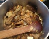Une image de l'étape 4 de Soupe aux champignons grillés.