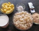 A picture of step 1 of Baked Pineapple Macaroni # Oreo Shake....Enjoy.
