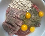 A picture of step 2 of Mum's Oat Meatloaf.