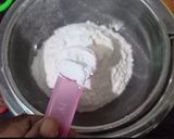 A picture of step 1 of Vanilla Tutti Frutti Muffins.