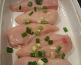 A picture of step 3 of Ranch chicken with bacon.