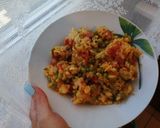 Csirkés paella recept fázis 4 fotója