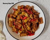 Foto langkah ke 6 dari resep Tumis Kecap Tahu Telur.
