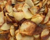 A picture of step 2 of Spanish Potato Omelette (Tortilla de Patatas) in Air Fryer and Skillet.