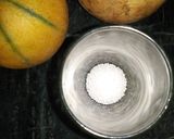 A picture of step 1 of Melon Coolers sago't drink.