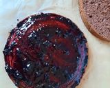 Áfonya- lekváros, mascarpone krémes piskóta torta recept fázis 10 fotója