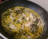 A picture of step 5 of Whaite chicken qorma.