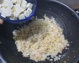 A picture of step 3 of Capsicum Paneer Rice.