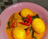 Foto langkah ke 8 dari resep Gulai Tahu Telur Kacang Panjang.