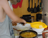 Foto del paso 4 de la receta: Pollo Gram Masala con Arroz negro Basmati y panadera