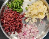 A picture of step 1 of Rajma kabab.