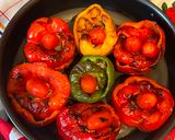 Foto del passaggio 2 della ricetta Peperoni ripieni di carne macinata