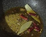 A picture of step 4 of Dal Chingri/Red Lentils with Shrimps.