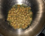 A picture of step 3 of Sautéed Tempe Mixed With Anchovies.