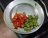 A picture of step 2 of #cook pad india#Vegetables Rava upuma with coconut chutney.#.