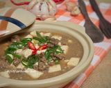 Foto langkah ke 4 dari resep Mun Tahu Daging Cincang.