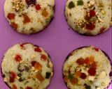 A picture of step 9 of "Eggless Fruits and nuts pineapple muffins".