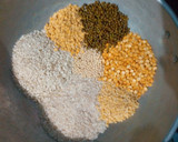 மல்டி க்ரேய்ன் அடை தோசை (Multi grain adai dosai recipe in tamil) ரெசிபி ஸ்டேப் 1 புகைப்படம்