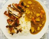 A picture of step 12 of Pork Katsu Curry.