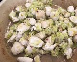 A picture of step 2 of Leek and Chicken Pie.