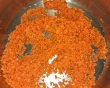 A picture of step 3 of Chilli pickle.