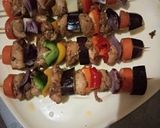 A picture of step 4 of Chicken skewers.