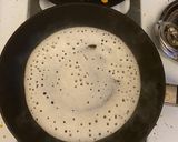A picture of step 3 of Methi dosa.