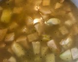 Zellerkrémleves recept fázis 3 fotója