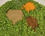A picture of step 1 of Matar Paratha (Green Peas Paratha).