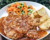Foto langkah ke 5 dari resep Chicken Steak with Brown Sauce (ala Waroeng Steak).