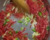 A picture of step 3 of Chicken Spring roll.