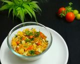 A picture of step 5 of Crunchy Biscuit Bhel.