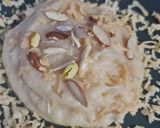 A picture of step 4 of Bread halwa.
