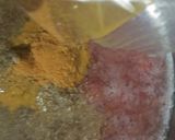 A picture of step 4 of Poori aalu & khatti meethi kaddu sabzi.