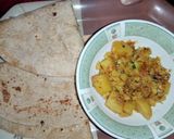 A picture of step 11 of Ghar ki roti.