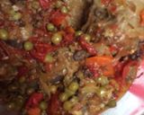 Foto del paso 3 de la receta: Cordero arvejado con arroz blanco