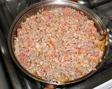 Foto del paso 2 de la receta: Tallarines con salsa de carne y chorizo