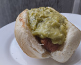 Foto del paso 9 de la receta: Perrito caliente🌭con aguacate🥑🧀y salsa tártara🥯