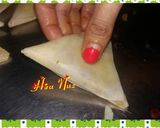 A picture of step 6 of Mince samosas With Tea! (Keemay ke samosay).