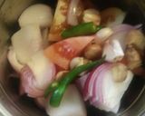 A picture of step 4 of Shahi Paneer in creamy gravy.