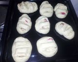 A picture of step 3 of Milk buns.