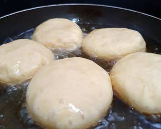 Bomboloni langkah memasak 4 foto