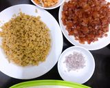 Hình bước làm 2 của món Xôi mặn