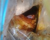 A picture of step 4 of Complete Failure Fried Barbecue Chicken.